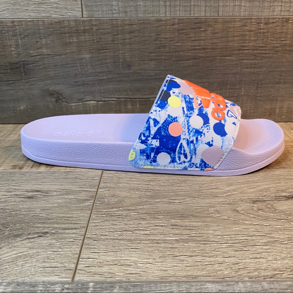 Adidas Adilette Shower K Slides Purple - Picture 2 of 6